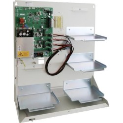 Netzladeteil 15013/G3, 12V/4A Batt. 4x27Ah - Aufputz-Metallgehäuse, weiß