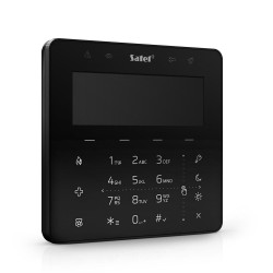 Bedienteil schwarz mit Display, Touch-Tastatur m. Mifare Leser
