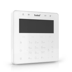 Bedienteil weiß mit Display, Touch-Tastatur m. Mifare Leser
