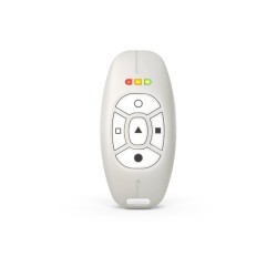 Handsender, bidirektional, 3 LEDs, hellgrau