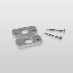 Distančne plošče set 8363.9 aluminij bela