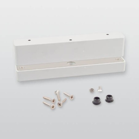 Nadometno ohišje z nasprotnim delom za montažo na podboj vrat 8323.6G aluminij bela