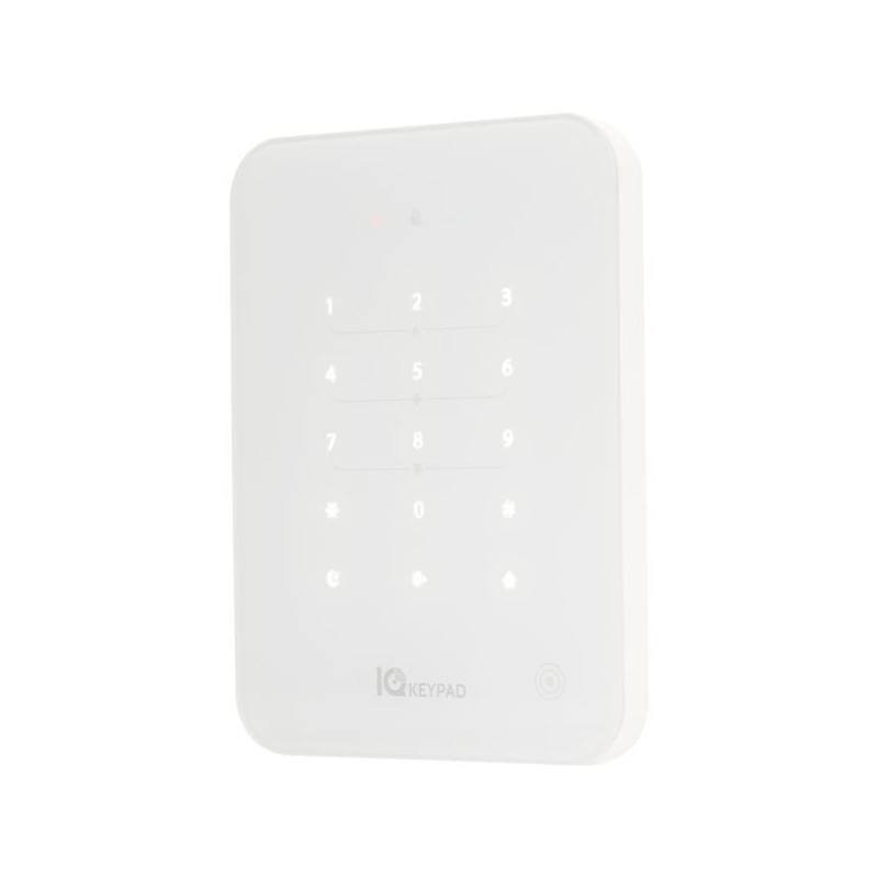 Funk-Bedienteil-Set, 868 MHz, Touch-Tastatur, Summer, Leser, inkl. 4 RFID-Schlüsselanhänger, Grad 2, schwarz