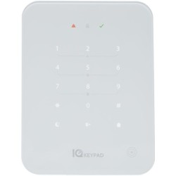 Funk-Bedienteil-Set, 868 MHz, Touch-Tastatur, Summer, Leser, inkl. 4 RFID-Schlüsselanhänger, Grad 2, schwarz