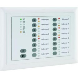 LED-upravljalni element BC 08/16-D - UP-podometna izvedba, okvir, bela