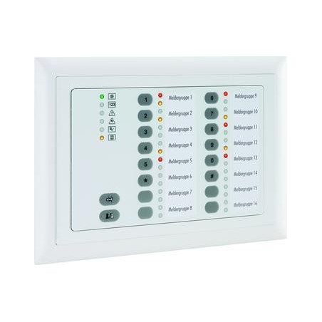 LED-upravljalni element BC 08/16-D - UP-podometna izvedba, okvir, bela