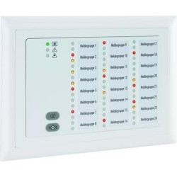 LED-prikazovalna enota BC 24-D - UP-podometna izvedba, okvir, bela