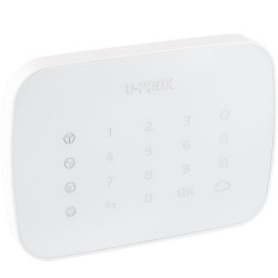 Bedienteil, Tastatur, 4 Bereiche, 868 - 868,6 MHz, Grad 2, weiß