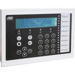 LCD-/LED-upravljalni element BC 85-D/L - AP-nadometna izvedba, ohišje belo, folija črna