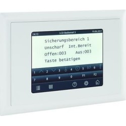 Farb-Touch-Panel BC 230-D - UP-Ausführung, Rahmen weiß