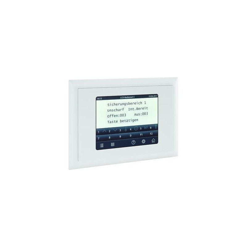 Farb-Touch-Panel BC 230-D - UP-Ausführung, Rahmen weiß