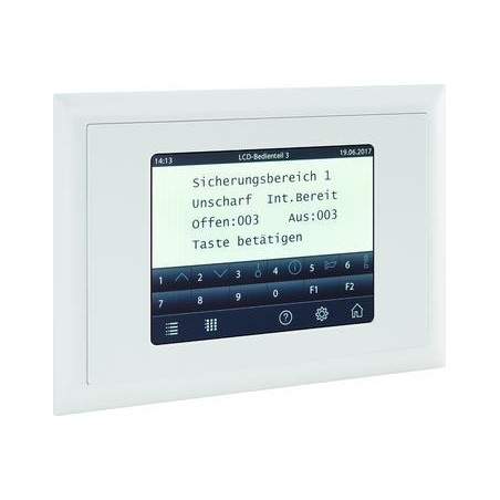 Barvni zaslon na dotik BC 230-D - UP-podometna izvedba, okvir beli