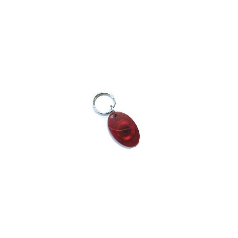 RFID-Schlüsselanhänger rot, 125Khz