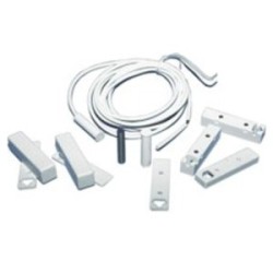 Ein-/Aufbaumagnetkontakt, 4m Kabel, weiß