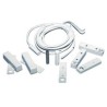 Ein-/Aufbaumagnetkontakt, 4m Kabel, weiß