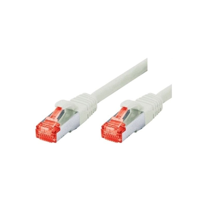 Patchkabel, CAT6, RJ45, SFTP, 10m, grau