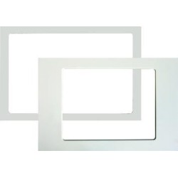 Farb-Touch-Panel BC 230-D UP-Ausführung - AP-Montagerahmen, weiß