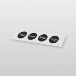 Plombna nalepka SA-4 grafiti siva