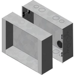 BC 2300 AP-Gehäuse - Metall, weiß-aluminium beschichtet