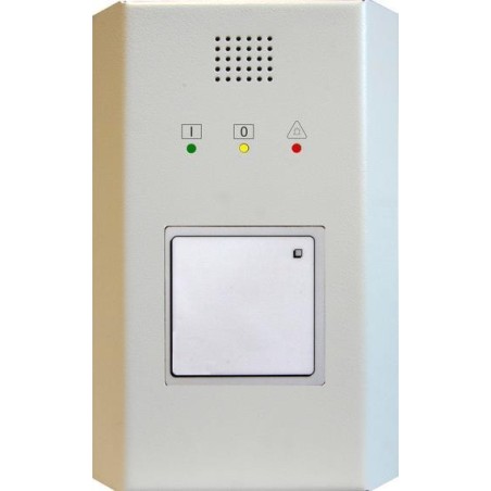 Tagalarmgerät TAG 1000-ID - 12 V-Ausführung, AP-Metallgehäuse, weiß