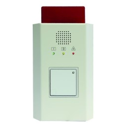 Tagalarmgerät TAG 1000-ID/MF - 12 V-Ausführung, AP-Metallgehäuse, weiß