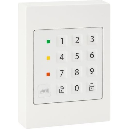 Vhodna enota z vnosom kode BC 630 - AP-nadometna izvedba, bela, bela folija