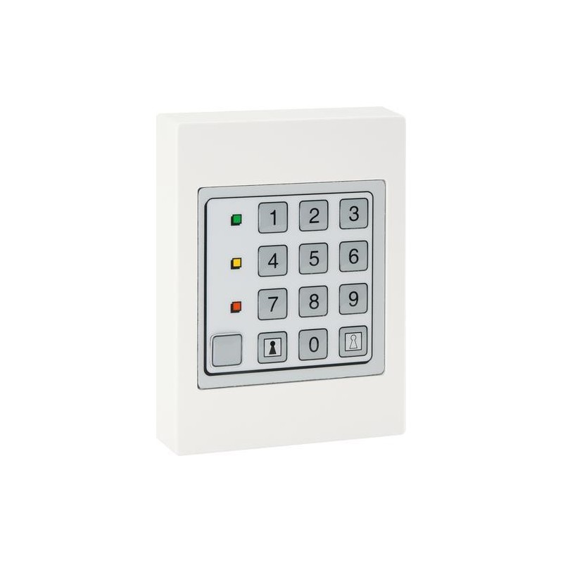 Vhodna enota z vnosom kode BC 630 - AP-nadometna izvedba, bela