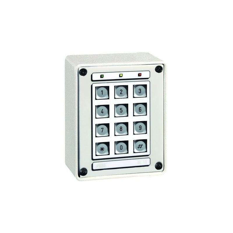 Code-Eingabeeinrichtung BC 630 - Metall-Ausführung, AP, weiß