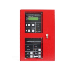 Feuerwehrinformations- und Bediensystem, eintüriges Stahlblech-aP-Gehäuse