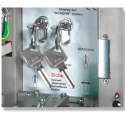 Feuerwehrschlüsseldepots mit Zubehör und Adapter