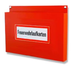 Feuerwehrlaufkartenhalter