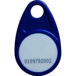 IMT ABI EM4102 - abriebfest - Transponder-Schlüsselanhänger, blau