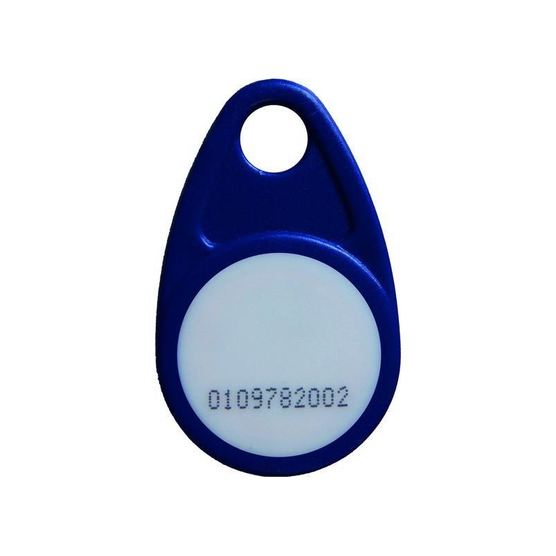 IMT ABI EM4102 - abriebfest - Transponder-Schlüsselanhänger, blau