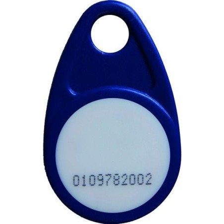 IMT ABI EM4102 - abriebfest - Transponder-Schlüsselanhänger, blau