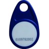 IMT ABI EM4102 - abriebfest - Transponder-Schlüsselanhänger, blau