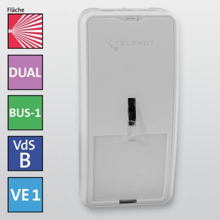 Infrarot-Mikrowellen-Bewegungsmelder histar DUAL 1012-B1