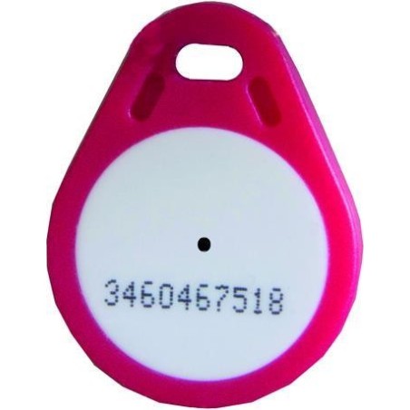 IMT ABI Hitag-S - Transponder-Schlüsselanhänger, rot