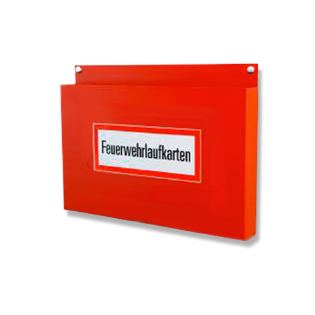 Feuerwehrlaufkartenhalter