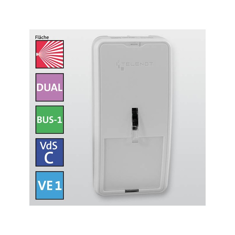 Infrarot-Mikrowellen-Bewegungsmelder histar DUAL 1012AM-B1