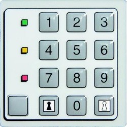 BC 650, BC 750 AP-/ UP-Ausführung - Folientastatur, int. LED, weiß