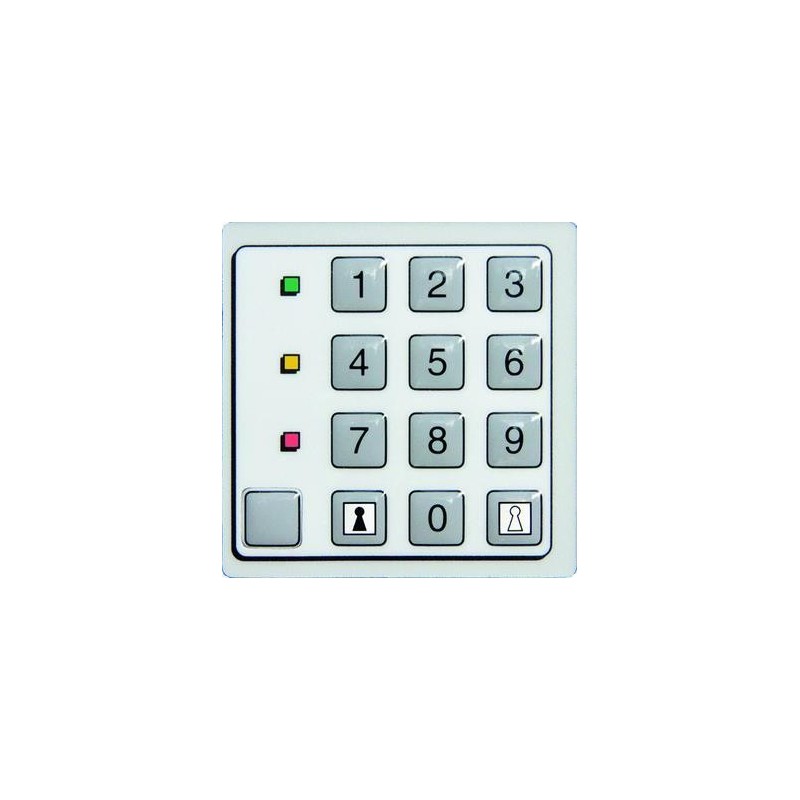 BC 650, BC 750 AP-/ UP-Ausführung - Folientastatur, int. LED, weiß