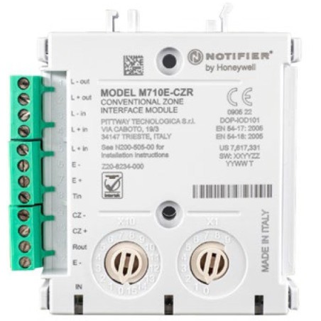 Nadzorni modul z izolatorjem za javljalnike mejne vrednosti