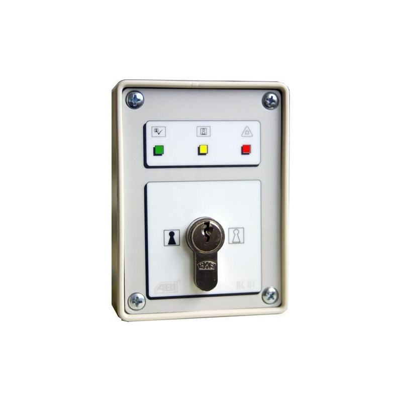 Ključni stikalnik BC 01 - AP-nadometna montaža, plastično ohišje, bela