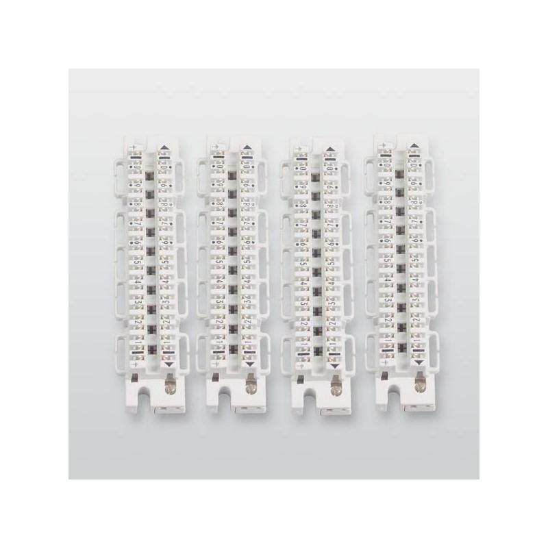 LSA-Plus letvica 10 DA s pritrdilnimi vijaki in sponkami za kable