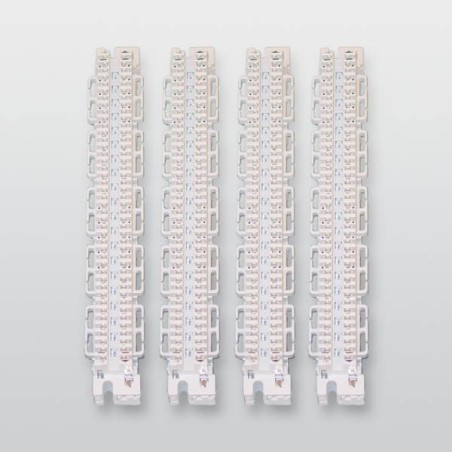 LSA-Plus-Leiste 20 DA mit Befestigungsschrauben und Kabelbinder