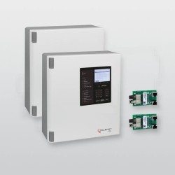 Brandmelderzentralen-Set 8 Loop hifire 4400-256 + Sub-BMZ hifire 4400-128