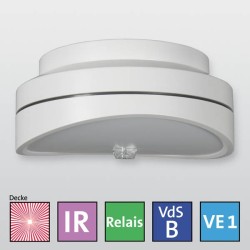 Infrarot-Mikrowellen-Decken-Bewegungsmelder histar DUAL B360