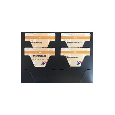 SYSTEMCARD, Servicekey Mifare - Set bestehend aus 4 Karten