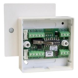 Linijski nadzorni modul LAM, 2 javljalni skupini, 8 priključnih mest - AP-nadometno plastično ohišje tip 65, bela