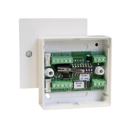 Linijski nadzorni modul LAM, 2 javljalni skupini, 8 priključnih mest - AP-nadometno plastično ohišje tip 65, bela